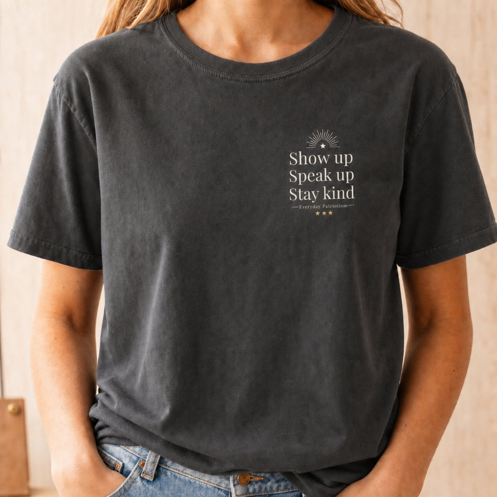 Show Up. Speak Up. Stay Kind.— Quiet Carrier