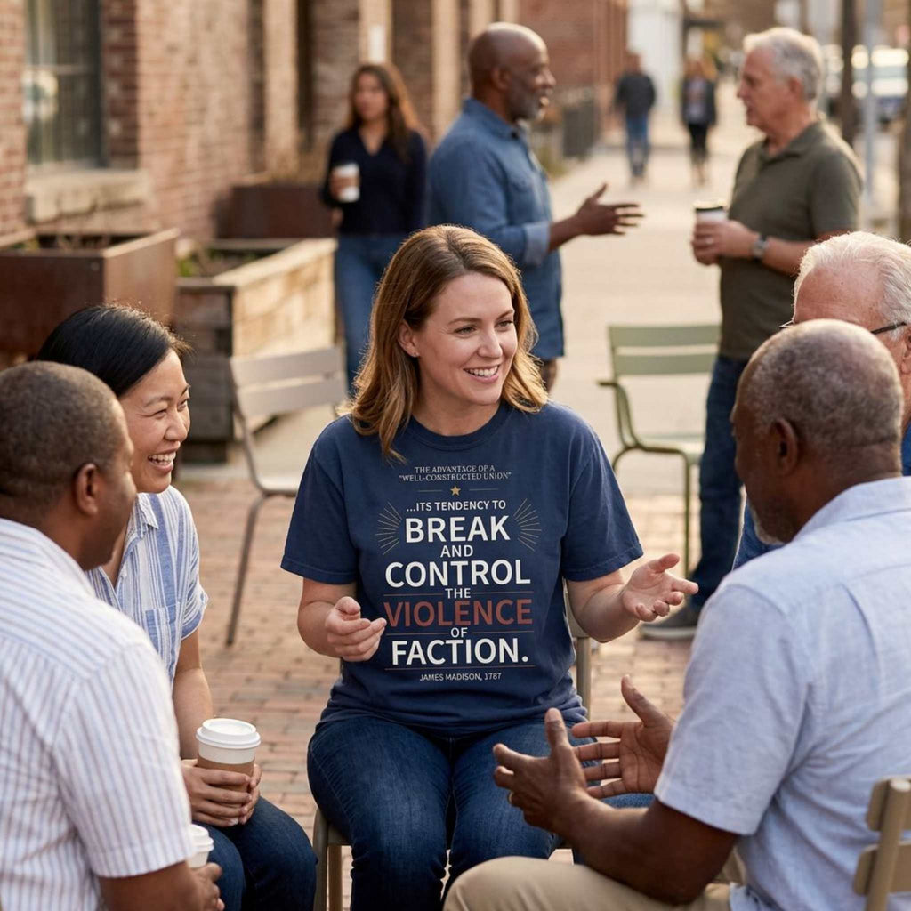 America's Founders Quote Tee | James Madison — Federalist Papers, 1787