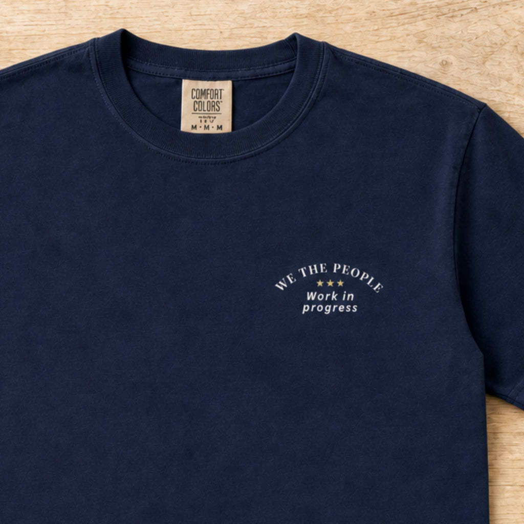 "We The People. Work In Progress." — Quiet Carrier