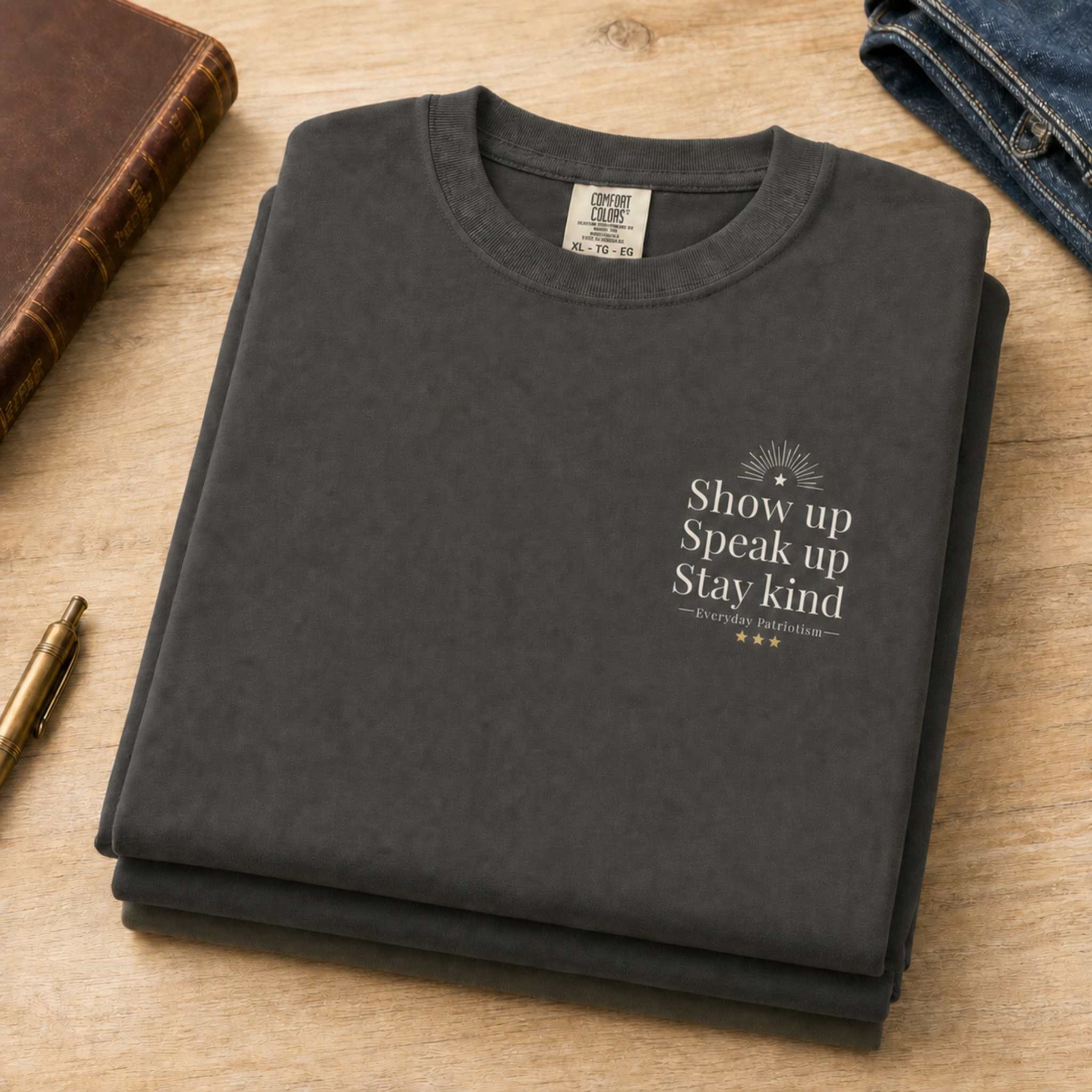 Show Up. Speak Up. Stay Kind.— Quiet Carrier