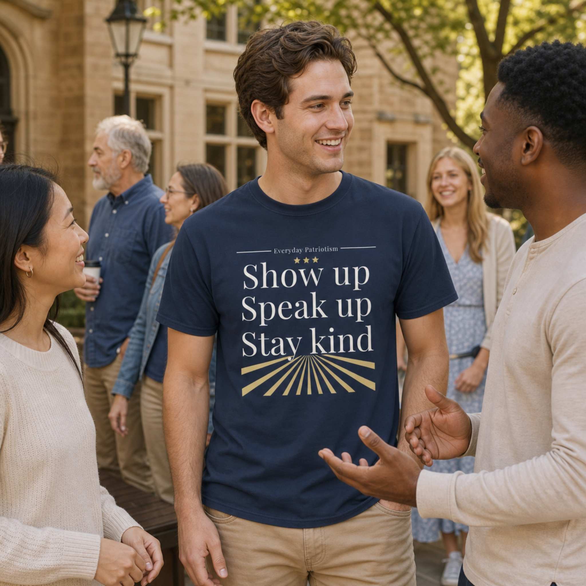 Show Up. Speak Up. Stay Kind.