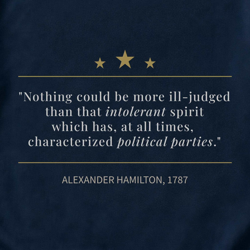 America's Founders Quote Tee | Alexander Hamilton — Federalist No. 1, 1787