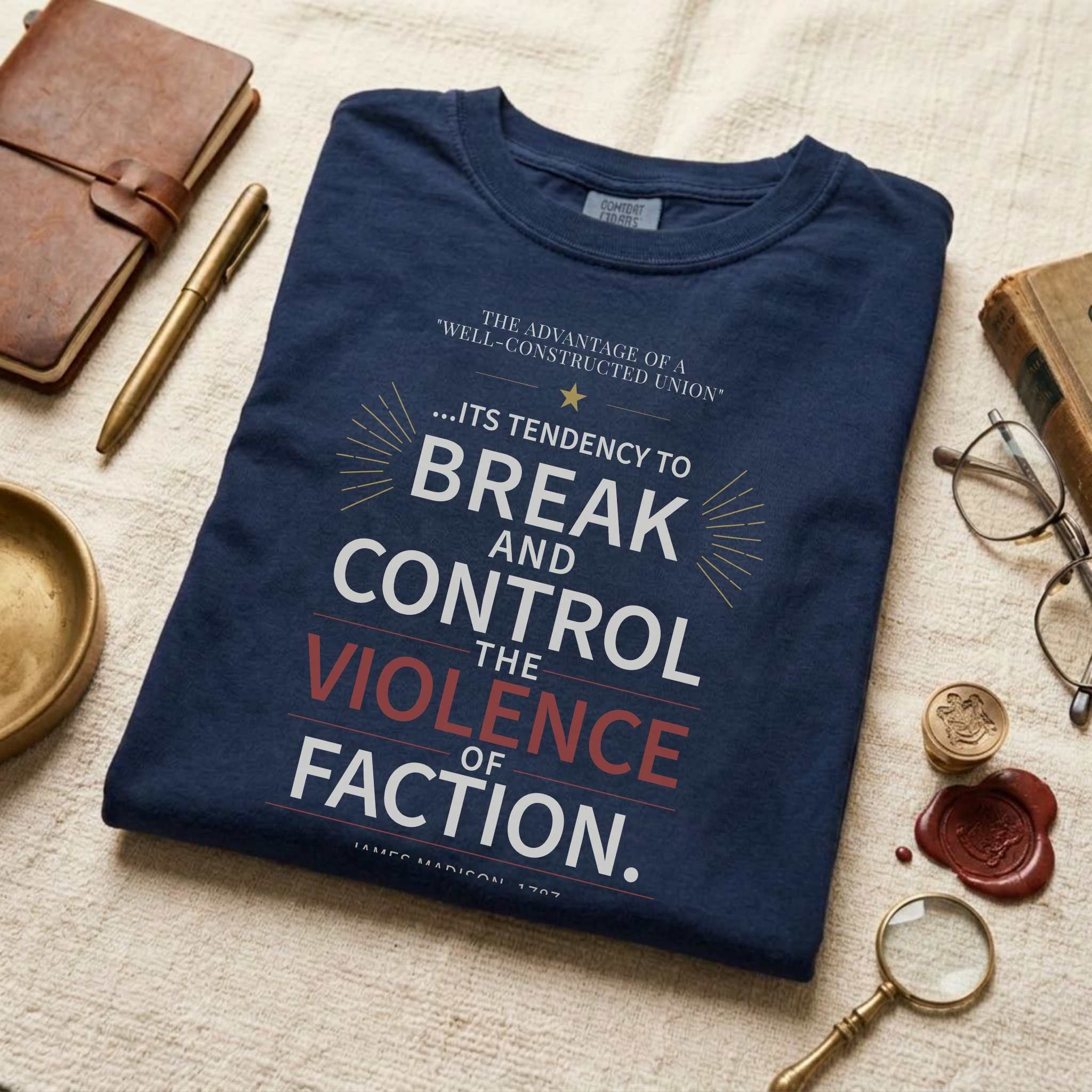 America's Founders Quote Tee | James Madison — Federalist Papers, 1787