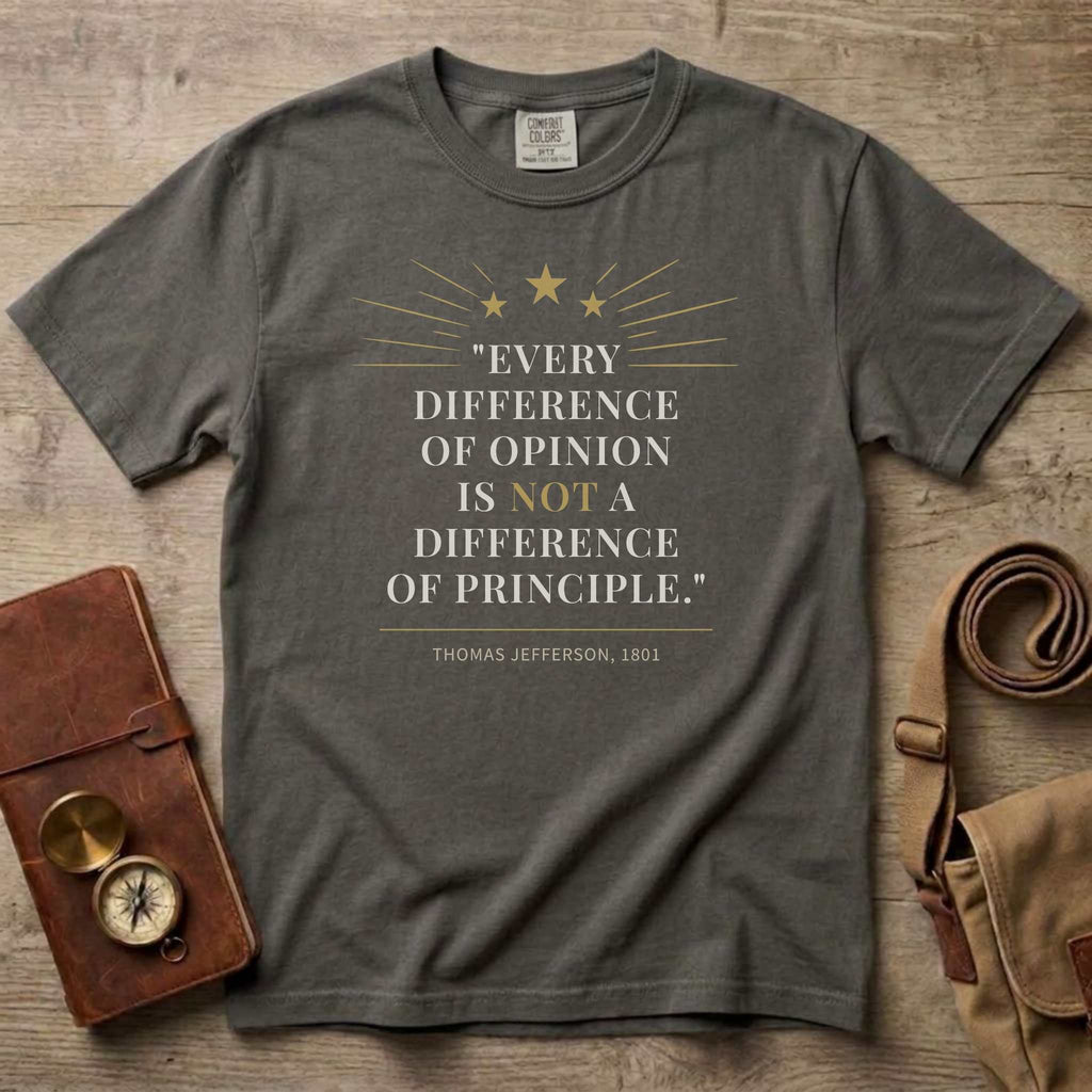 America's Founders Quote Tee | Thomas Jefferson — First Inaugural Address, 1801
