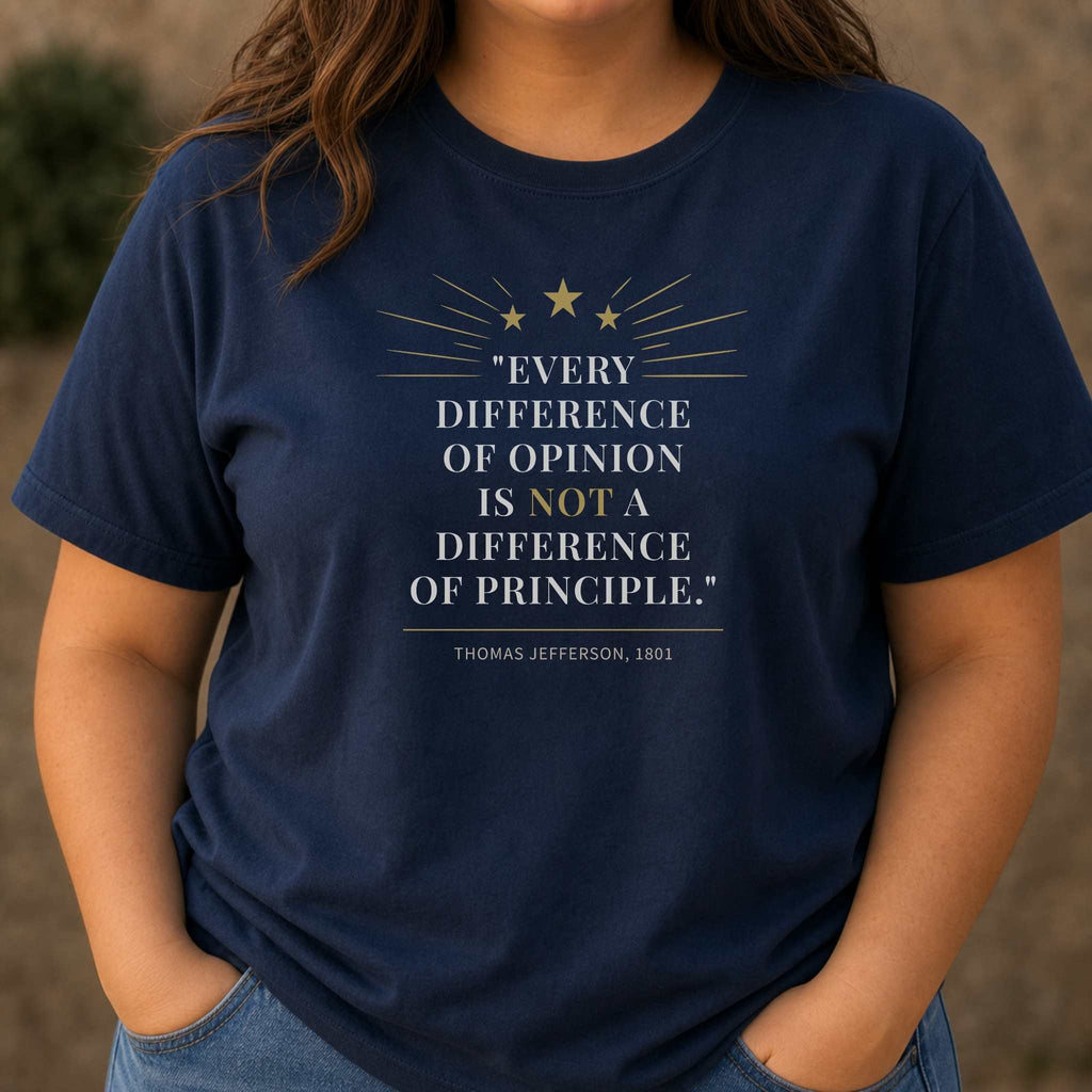 America's Founders Quote Tee | Thomas Jefferson — First Inaugural Address, 1801