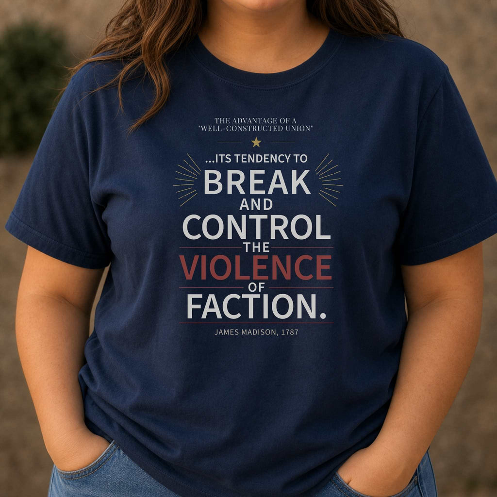 America's Founders Quote Tee | James Madison — Federalist Papers, 1787
