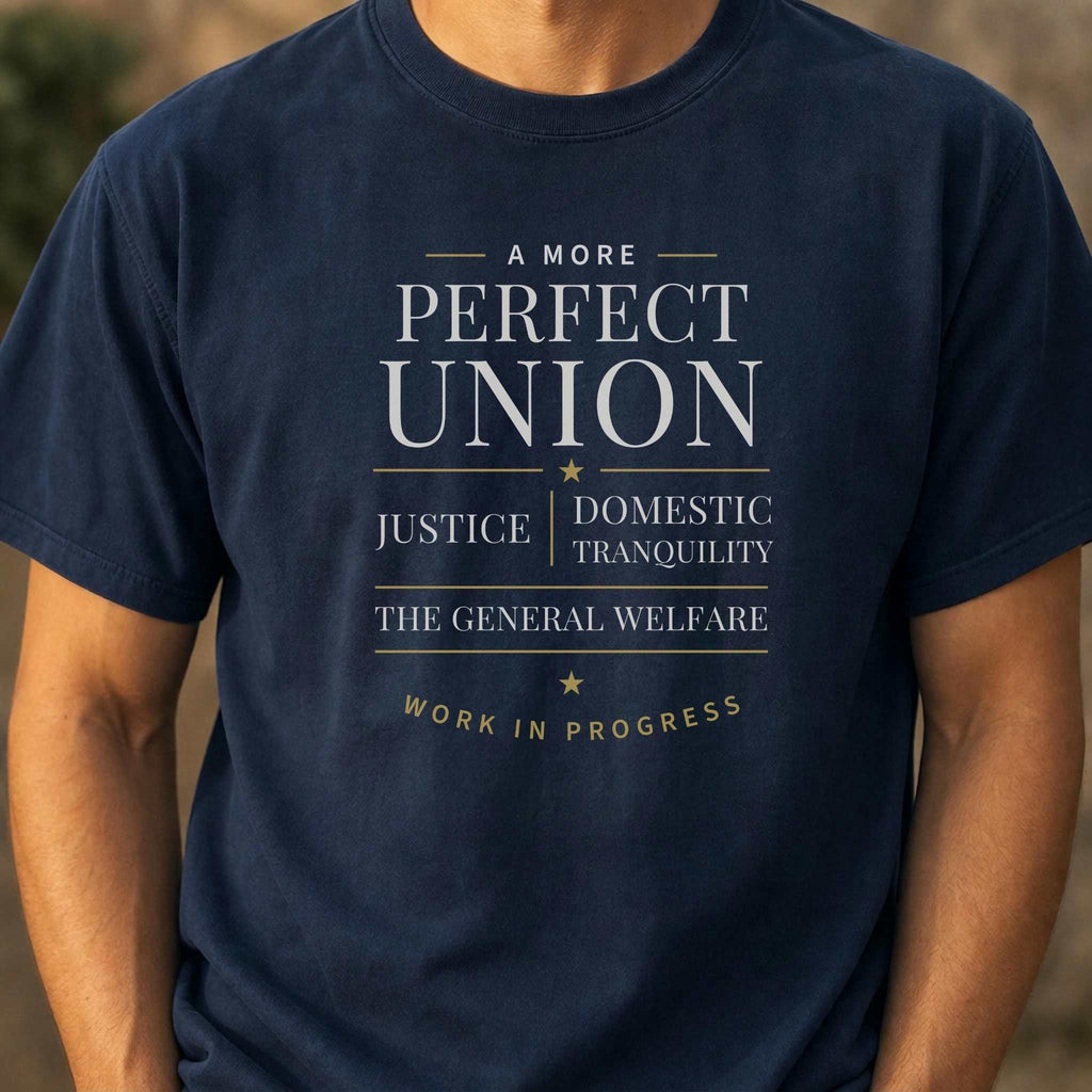 A More Perfect Union Tee — The Preamble, Work in Progress